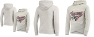 Outerstuff Youth Girls Heathered Gray Houston Texans Bossy Funnel Neck Raglan Pullover Hoodie